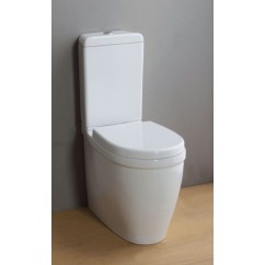 YOUNG vaso monoblocco finitura bianco lucido