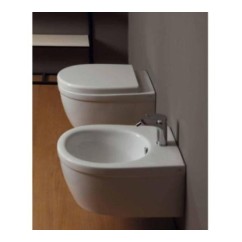 YOUNG vaso + bidet sospesi finitura bianco lucido