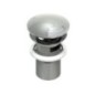 Piletta click clack in acciaio inox finitura satinato
