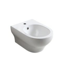 CLEAR bidet + vaso sospeso rimless con coprivaso softclose tutto bianco opaco