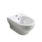 CLEAR bidet + vaso sospeso rimless con coprivaso softclose tutto bianco opaco