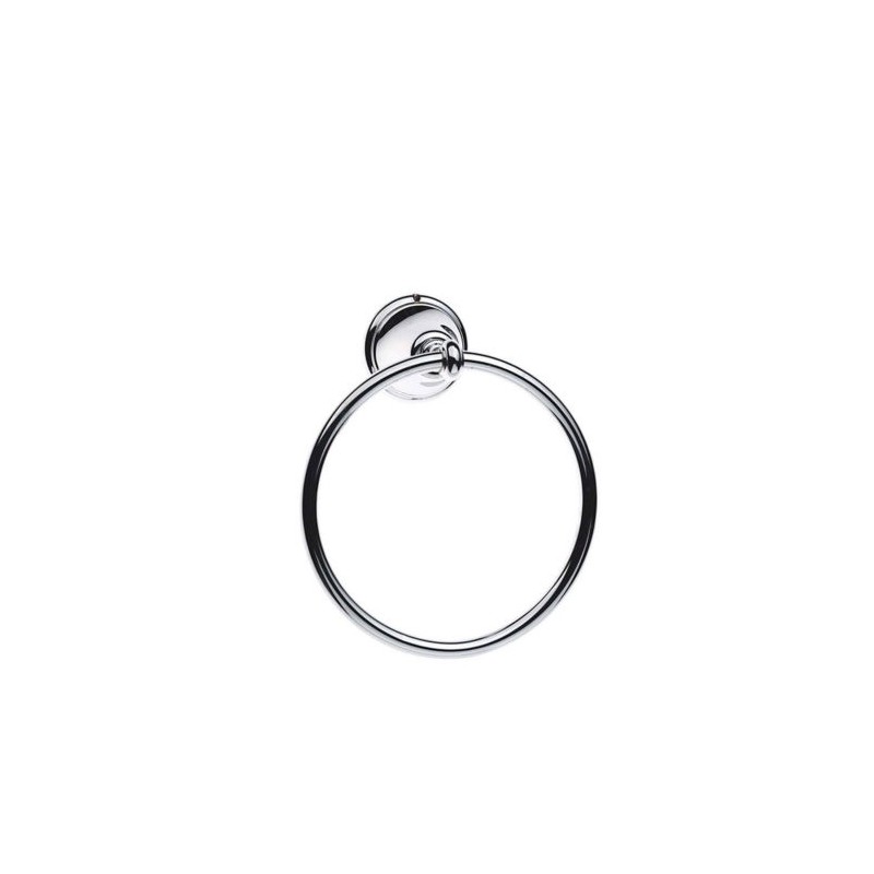 DIANA Portasalviette ad anello finitura cromo