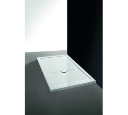 MAXI piatto doccia acrilico rettangolare 120x90 con piletta finitura bianco altezza 4,5cm