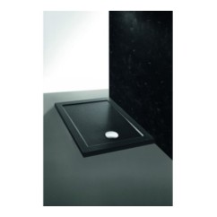 LOW ARDESIA piatto doccia acrilico rettangolare 72x90 con piletta finitura bianco altezza 4cm