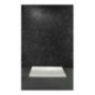 ARDESIA piatto doccia marmoresina rettangolare 100x70 con piletta finitura bianco altezza 3cm