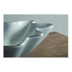 SHELL lavabo d'appoggio finitura filo platino