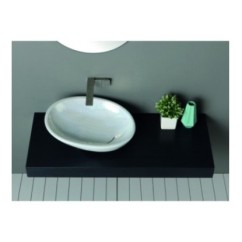 BIKO lavabo d'appoggio finitura luxury madreperla