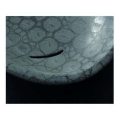 BIKO lavabo d'appoggio finitura caimano dark