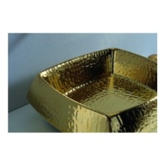 HASANA lavabo d'appoggio finitura luxury gold
