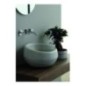 THABO lavabo d'appoggio finitura pitone bianco