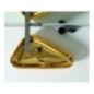 SCALENE lavabo d'appoggio finitura gold