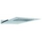 Soffione doccia 1 getto 480x250 mm in acciaio inox spazzolato