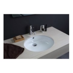 TRIUMPH lavabo sottopiano finitura bianco lucido