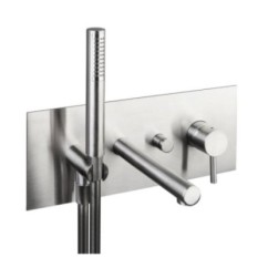 DMB Miscelatore monocomando vasca incasso inox 316L finitura satinato