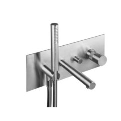DMB Miscelatore termostatico vasca incasso inox 316L finitura satinato