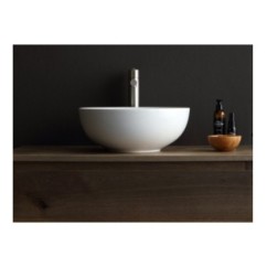 SKY lavabo d'appoggio finitura bianco lucido