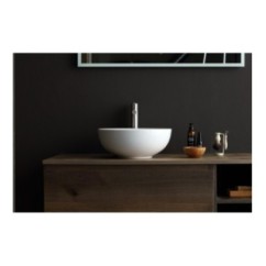 SKY lavabo d'appoggio finitura bianco lucido