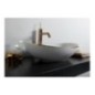 VESSEL lavabo d'appoggio finitura filo oro