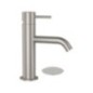 TOKYO STEEL Monocomando lavabo in acciaio inox con scarico click-clack