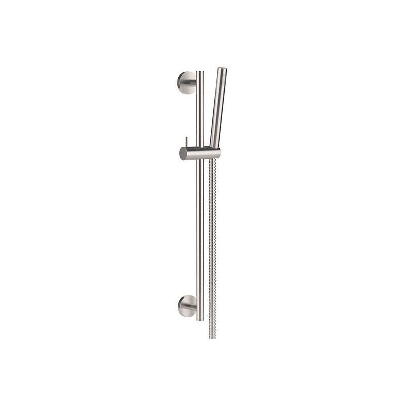 TOKYO STEEL Saliscendi minimale con doccetta ad 1 funzione tutto in acciaio inox