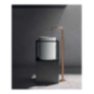 CORE 46 Lavabo da appoggio cm Ø37 + Struttura sottolavabo cm 46 x 46 in acciaio nero opaco