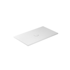 FOLIA Piatto doccia ceramica rettangolare cm. 120x70 finitura bianco matt altezza 3cm