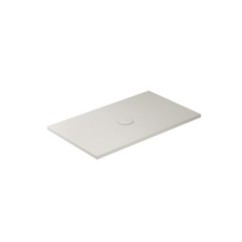 FOLIA Piatto doccia ceramica rettangolare cm. 120x70 finitura sabbia altezza 3cm