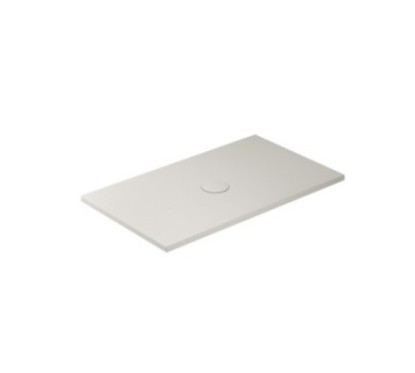 FOLIA Piatto doccia ceramica rettangolare cm. 120x70 finitura sabbia altezza 3cm
