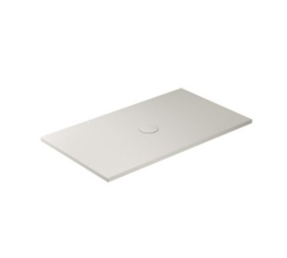 FOLIA Piatto doccia ceramica rettangolare cm. 140x80 finitura sabbia altezza 3cm