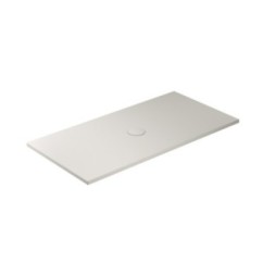 FOLIA Piatto doccia ceramica rettangolare cm. 160x80 finitura sabbia altezza 3cm