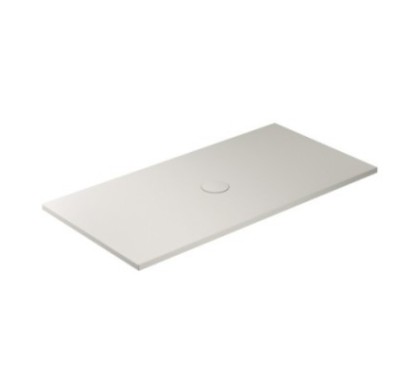 FOLIA Piatto doccia ceramica rettangolare cm. 160x80 finitura sabbia altezza 3cm
