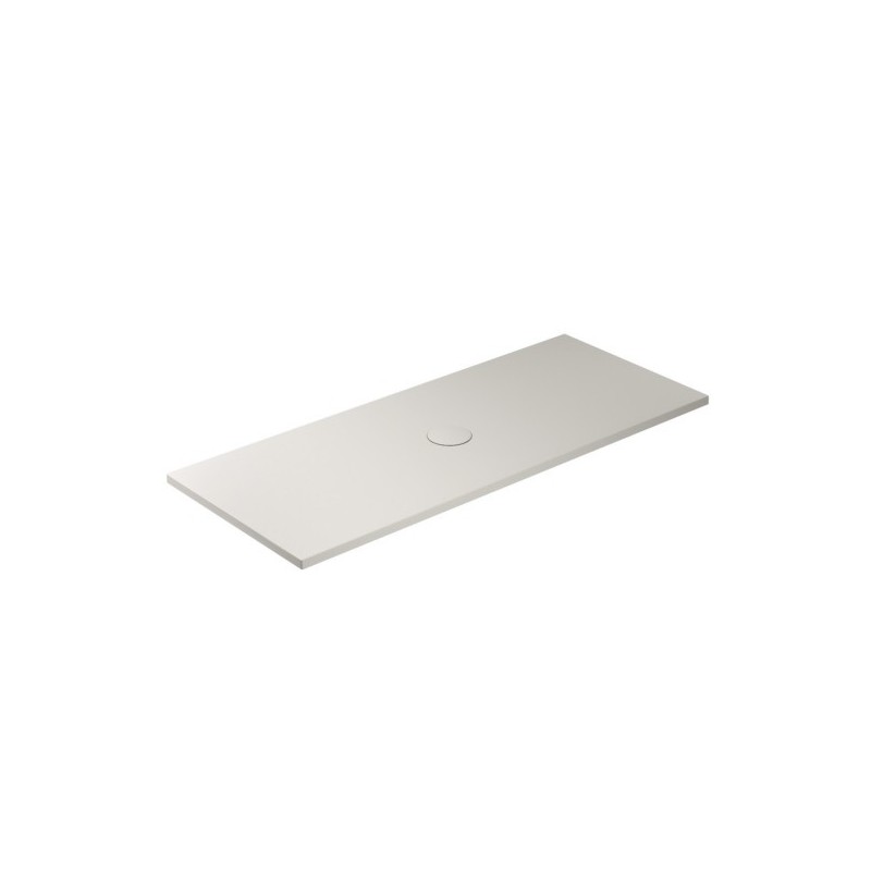 FOLIA Piatto doccia ceramica rettangolare cm. 170x70 finitura sabbia altezza 3cm