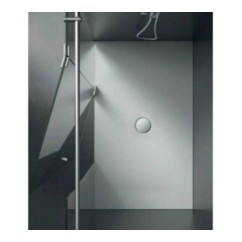 FOLIA Piatto doccia ceramica rettangolare cm. 90x70 finitura bianco altezza 3cm