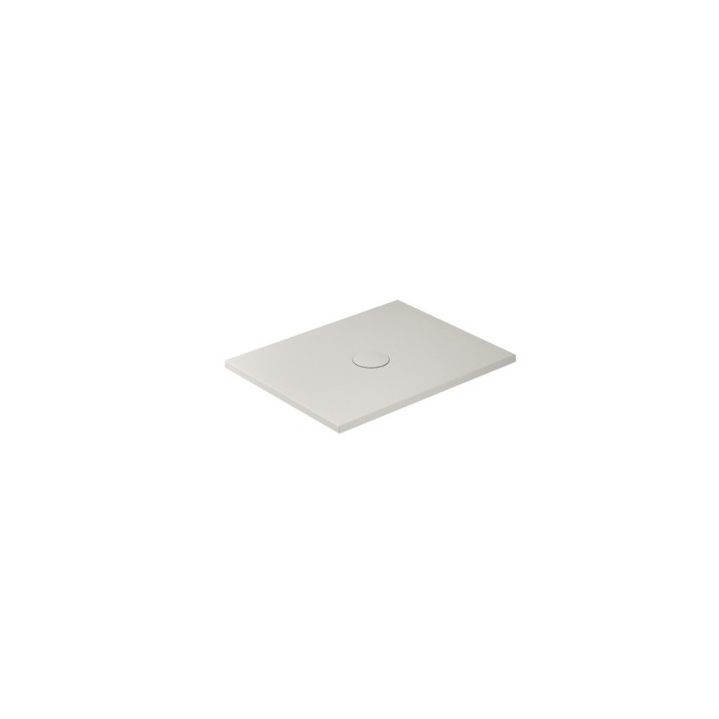 FOLIA Piatto doccia ceramica rettangolare cm. 90x70 finitura sabbia altezza 3cm