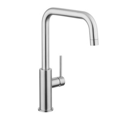 DYLAN Miscelatore monocomando lavello inox 316L canna quadra finitura pvd oro