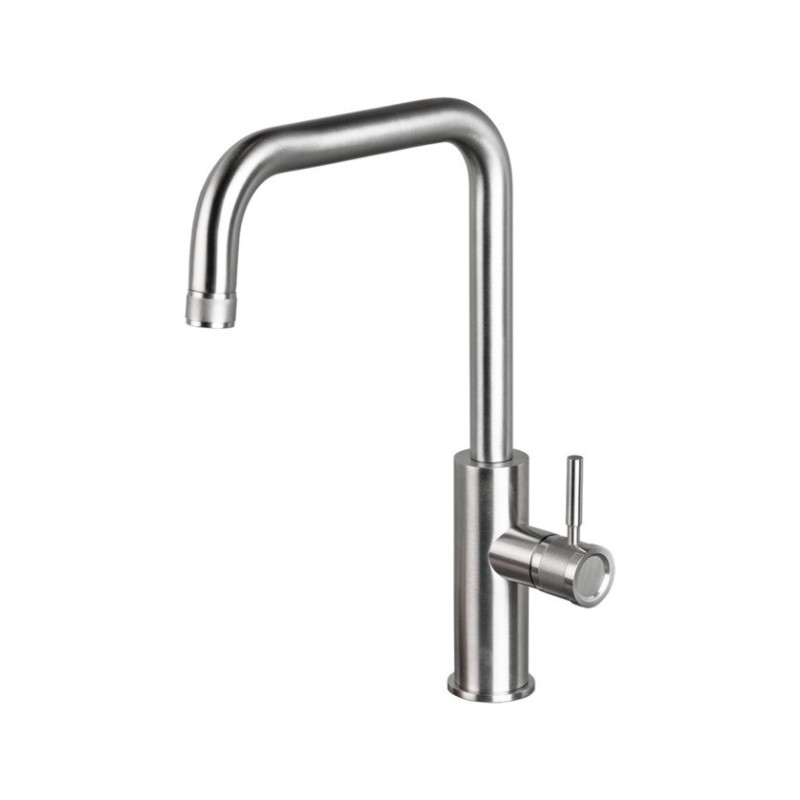 DYLAN Miscelatore monocomando lavello inox 316L canna a ponte finitura pvd rame
