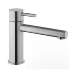 DMB Miscelatore lavabo inox 316L bocca cm.15 senza scarico finitura pvd oro