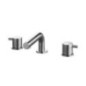 DMB Miscelatore lavabo da piano inox 316L 3-fori bocca cm. 15 finitura pvd oro