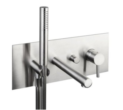 DMB Miscelatore monocomando vasca incasso inox 316L finitura pvd rame
