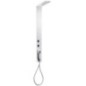 HIMEROS Set colonna totem da incasso 1430x145x3 mm in acciaio Aisi 304