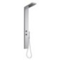 ERMES Set colonna mezzo totem 1500x150x75 mm in acciaio Aisi 304
