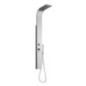 CRIO Set colonna mezzo totem 1500x150x75 mm in acciaio Aisi 304