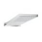 STEEL1 Soffione a muro 500x200 in acciaio inox