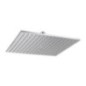 SATURNO 40Q Soffione in ottone cromato quadro 400x400