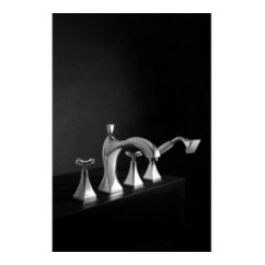 CHIC7CENTO Gruppo bordo vasca quattro fori finitura cromo