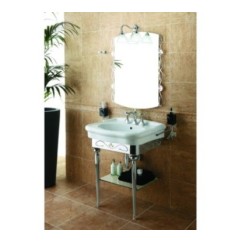CHIC7CENTO Batteria lavabo scarico 1”1/4 finitura cromo