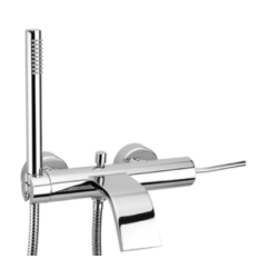 THOR Gruppo vasca con duplex e flessibile doppia aggraffatura finitura cromo