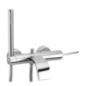 THOR Gruppo vasca con duplex e flessibile doppia aggraffatura finitura cromo