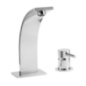 THOR Monocomando lavabo due fori senza scarico finitura cromo