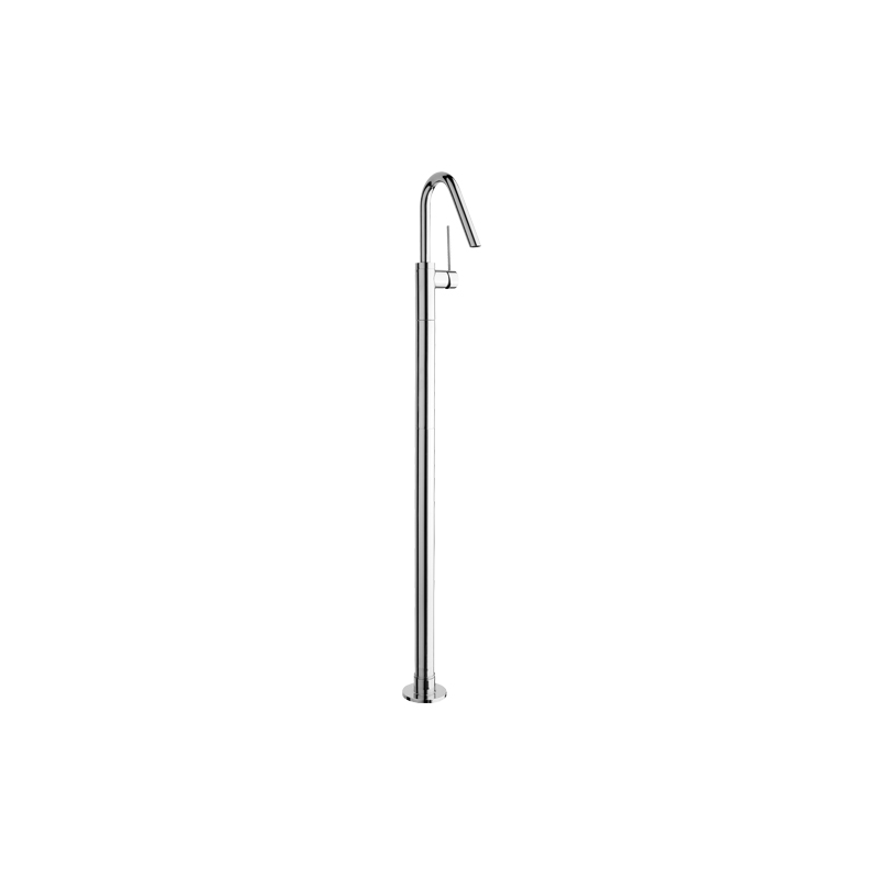 CHET Colonna lavabo a pavimento finitura cromo